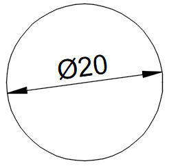 Autocad 直径記号